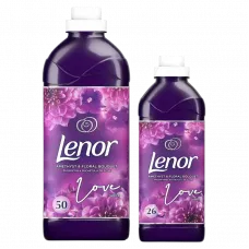 Balsam de rufe Lenor Amethyst & Floral Bouquet, 1.5 L + 0.8 L