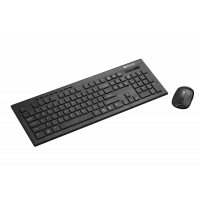 Set Tastatură + Mouse Canyon SET-W4, Fără fir, Negru