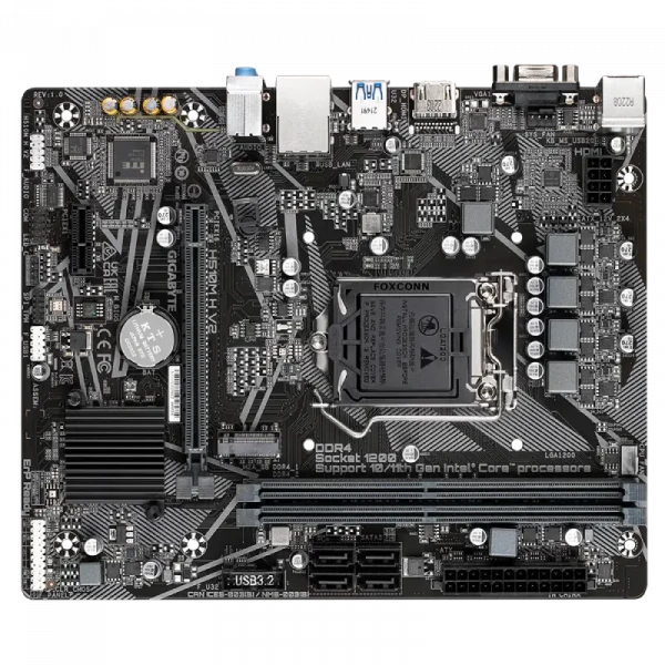 Placă de bază Gigabyte H510M H V2, LGA1200, Intel H470, Micro-ATX