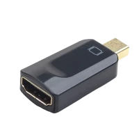 Видеоадаптер Cablexpert A-mDPM-HDMIF-01, MiniDP (M) - HDMI (F), Чёрный