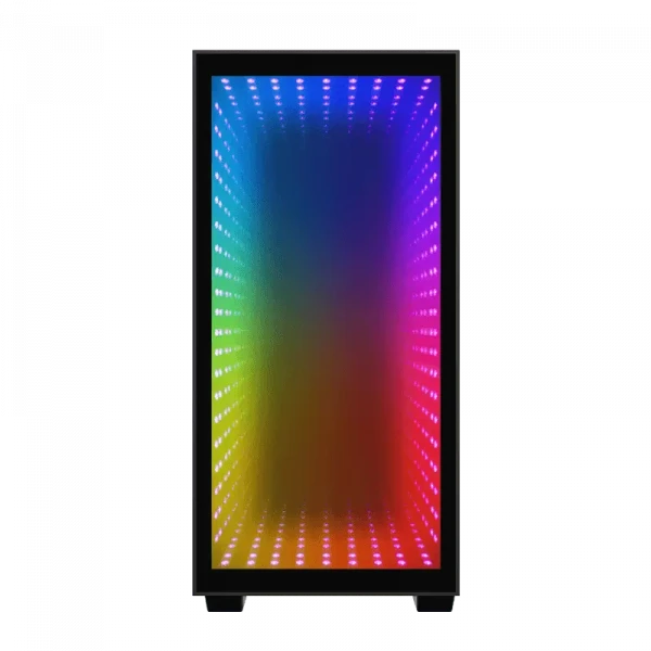 Компьютерный корпус Gamemax H608 Mini Abyss, Mini-Tower, Без блока питания, Чёрный