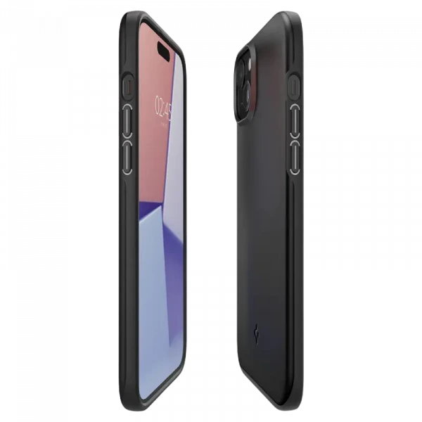 Husă Spigen iPhone 15 Plus Thin Fit, Negru
