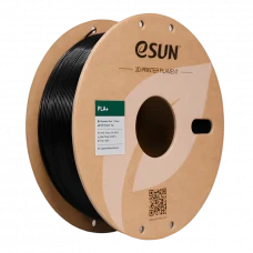 Filament pentru imprimantă 3D ESUN PLA+, Negru, 1.75 mm, 1kg