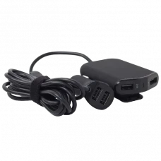 Incărcător de mașină Energenie EG-4U-CAR-01, Negru