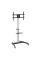 Suport pentru TV pe picior Reflecta Elegant 86P-Shelf, Argintiu