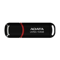 Memorie USB ADATA UV150, 64GB, Negru/Rosu