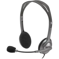 Căști Logitech H111, Gri
