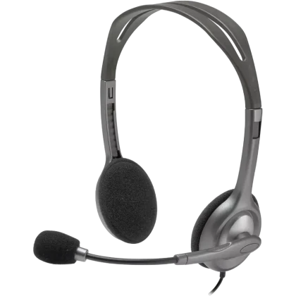 Căști Logitech H111, Gri
