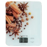 Cântar electronic de bucătărie Polaris PKS0832DG, Multicolor