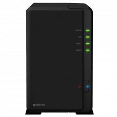 Сетевое хранилище SYNOLOGY NVR1218, Чёрный