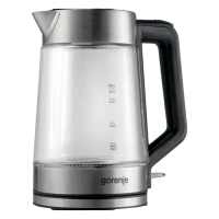 Fierbător electric Gorenje K17GED, Argintiu