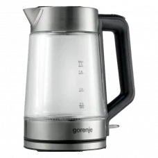Fierbător electric Gorenje K17GED, Argintiu