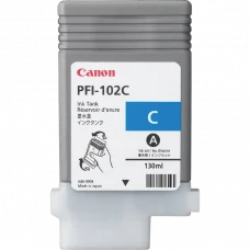 Cartuș de cerneală Canon PFI-102, 130ml, Cyan