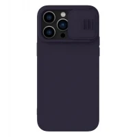 Чехол Nillkin iPhone 14 Pro, CamShield Silky Silicone, Dark Purple