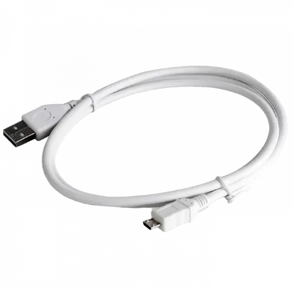Cablu încărcare și sincronizare Cablexpert CCP-mUSB2-AMBM-W-1M, USB Type-A/micro-USB, 1m, Alb