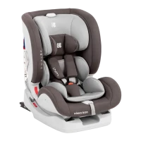 Scaun auto Kikka Boo 4in1, Grupa 0+/1/2/3 (0-36 kg), Cafeniu