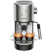 Cafetiera manuala Krups XP442C11, 1400W, Argintiu