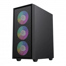 Carcasă PC Gamemax Storm, Mini-Tower, Fără PSU, Negru