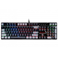 Tastatură Bloody B808N, Cu fir, Negru | Gri