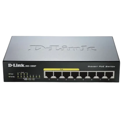 Comutator PoE D-Link DGS-1008P, 4x IEEE 802.3af