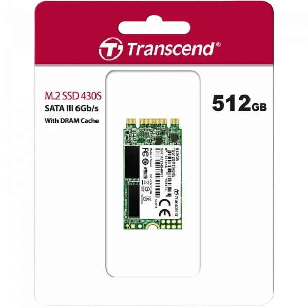 Накопитель SSD Transcend 430S, 512Гб, TS512GMTS430S