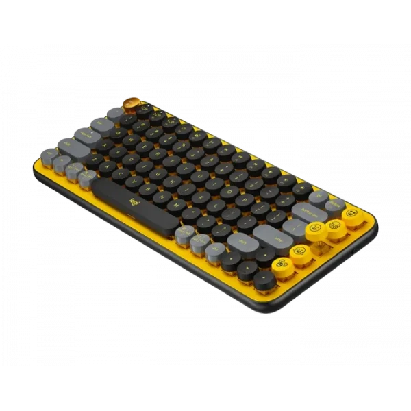 Клавиатура Logitech POP Keys, Беспроводное, Жёлтый, фото 4