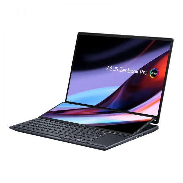 Laptop 14,5 ASUS Zenbook Pro 14 Duo OLED UX8402VU, Tech Black, Intel Core i7-13700H, 16GB/1024GB, Windows 11 Home