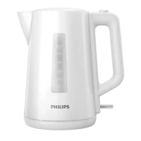 Fierbător electric PHILIPS HD9318/00, Alb