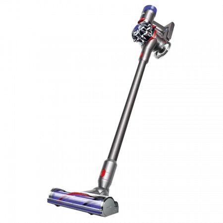Вертикальный Пылесос Dyson V8 Origin, Никель | Фиолетовый