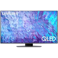 65 QLED SMART Телевизор Samsung QE65Q80CAUXUA, 3840x2160 4K UHD, Tizen, Серебристый