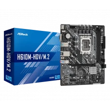 Placă de bază ASRock H610M-HDV/M.2, LGA1700, Intel H610, Micro-ATX