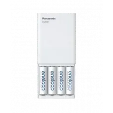 Încărcător Acumulatori Panasonic BQ-CC87USB, Alb