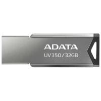 USB Flash накопитель ADATA UV350, 32Гб, Серебристый