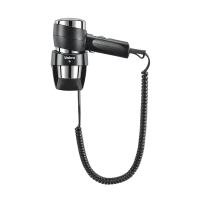 Uscător de păr Valera 542.14/038A, 1800 W, Negru