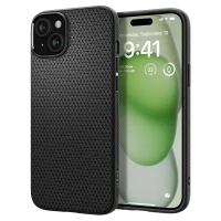 Husă Spigen iPhone 15 Plus Liquid Air, Negru Mat