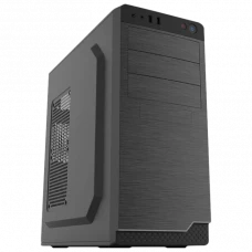 Carcasă PC Sohoo 5916BG, Midi-Tower, ATX, Negru/Gri