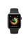 Ceas inteligent Apple Watch Series 3, 42mm, Carcasă Space Grey din aluminiu cu bandă sport Neagră