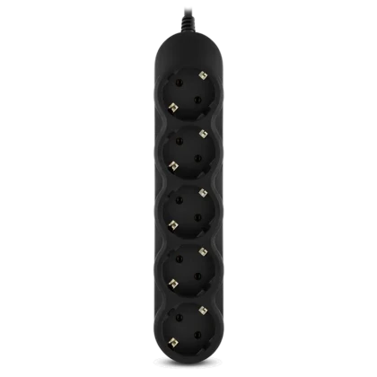 Prelungitor electric SVEN EX-I5, 5 Prize, 1,8m, Negru