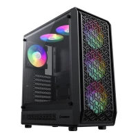 Компьютерный корпус Gamemax Forge AB, Midi-Tower, Без блока питания, Чёрный