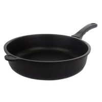 Tigaie AMT Gastroguss I-728-E, 3,8L, 28cm, Negru