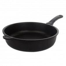 Tigaie AMT Gastroguss I-728-E, 3,8L, 28cm, Negru