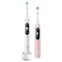 Periuță de dinți electrică Braun Oral-B iO 6 Duo, Alb | Roz