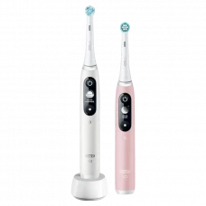 Periuță de dinți electrică Braun Oral-B iO 6 Duo, Alb | Roz