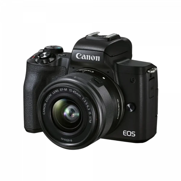Aparat Foto Mirrorless Canon EOS M50 Mark II & EF-M 15-45 IS & EF-M 55-200 IS