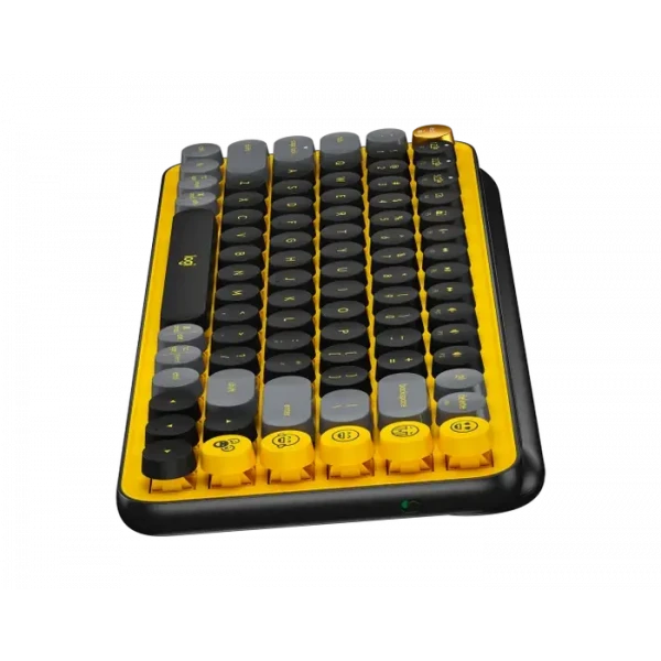 Клавиатура Logitech POP Keys, Беспроводное, Жёлтый, фото 6