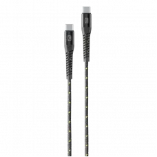Cablu de încărcare și date Cellularline Strong Cable, USB Type-C/USB Type-C, 2m, Negru