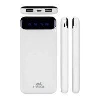 Acumulator extern RivaCase VA2240, 10000mAh, Alb