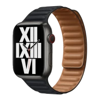 Curea pentru ceas Apple ML823ZM/A, Piele, Large, Negru