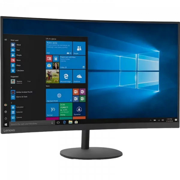 31,5 Монитор Lenovo D32qc-20, VA 2560x1440 WQHD, Чёрный