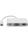Adaptor Video APC Electronic APC-631011, USB Type-C (F) - VGA + USB3.0 + TYPE C, 0,15m, Alb